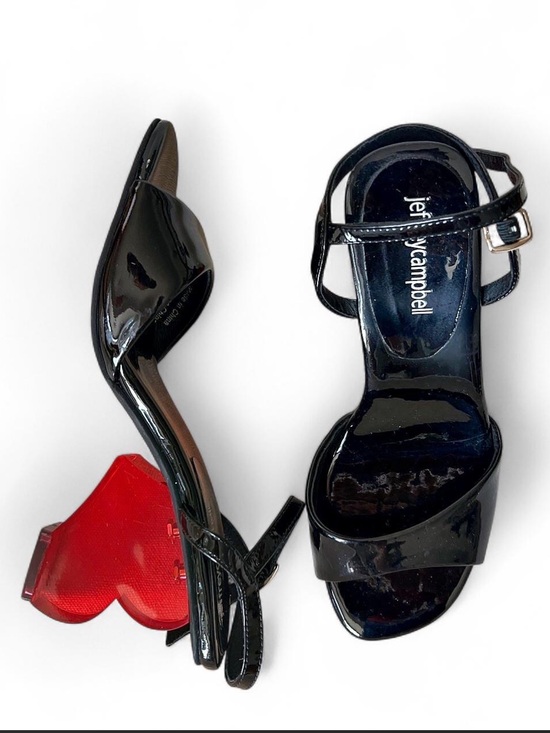 Jeffrey Campbell Shoes - NWOB - Jeffrey Campbell Heart Heel
Sandals Black Patent Size 7